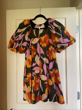 corey lynn calter denim dress Corey Lynn Calter dress Size S blue denim Jean off-shoulder womens